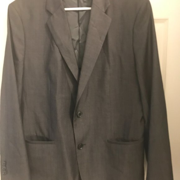 Theory Men's Wool Blazer Dark Gray Blazer, Size 40 - Picture 1 of 5